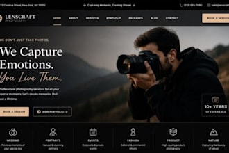 design wix photographer website studio website showit website portfolio website