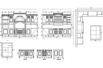 create furniture cad drawings, millwork shop, joinery design and cnc cultist