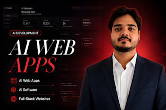 build ai web application, develop ai software, and create full stack webapps
