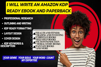 write an amazon kdp ready ebook and paperback