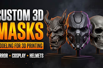 sculpt custom 3d halloween characters and printable horror figures
