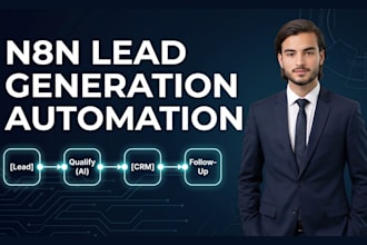 build n8n lead generation automation