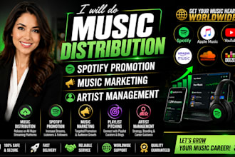 music distribution, spotify promotion, music marketing, artist management, ditto