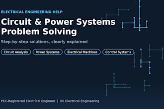 solve electrical engineering circuit and power systems problems