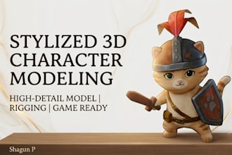 make a stylized 3d character
