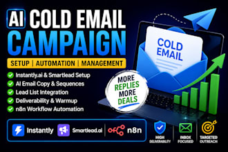 setup instantly ai or smartlead for cold email outreach
