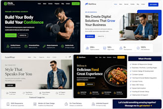 design a modern responsive website