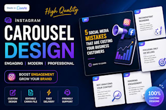 design instagram carousel posts