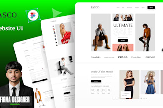 do ui ux design, website ui ux design, landing page, or wireframes in figma