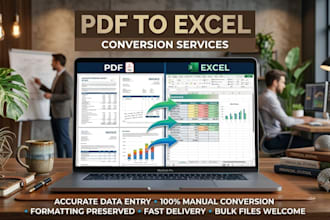 convert PDF to excel