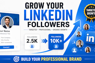 grow your linkedin followers with targeted organic growth