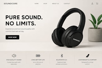 design a professional shopify store