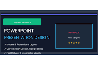 design modern powerpoint presentation and google slides