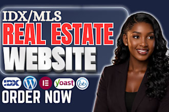 build real estate idx website for realtor with mls integration