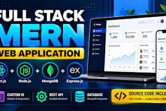 build a full stack mern web app with react node mongodb