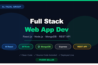 build a full stack web app with react and node js