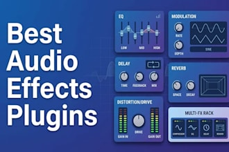develop custom dsp audio effect vst3 au plugins with professional sound design