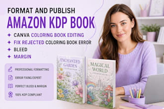 fix format KDP canva german rejected coloring book bleed margin errors interior