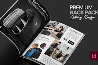 design a premium product catalog, brochure or product booklet