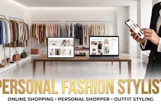 create personalized looks as your fashion stylist and online shopper