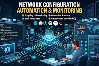 customize network automation and monitoring scripts just for you