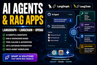 build ai agents, rag apps and automation with langgraph and langchain