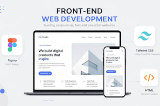 convert your figma design to responsive tailwind CSS