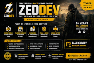 build dayz console custom server, json builds, arenas shops