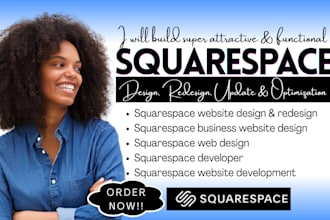 design squarespace website redesign squarespace website square website design