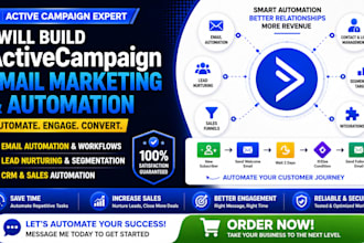 build activecampaign email marketing and automation workflows