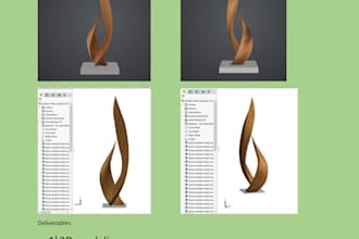 do reverse engineering using geomagic,solidworks, fusion 360