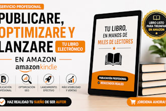 publicare, optimizare y lanzare tu libro electronico en amazon