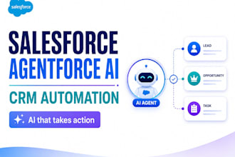set up salesforce agentforce ai agents and CRM automation