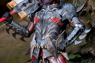 custom wearable cosplay full armor suit anime weapon