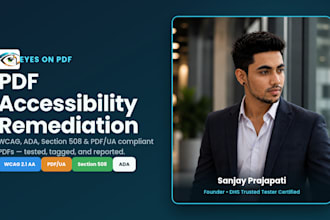 do accessible PDF remediation for wcag ada section 508 and PDF ua compliance