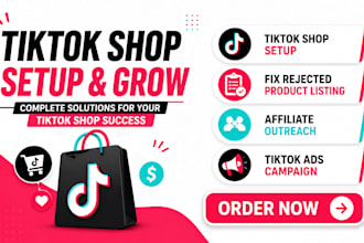 fix tiktok shop rejected listing, setup tiktokshop, affilate outreach tiktok ads