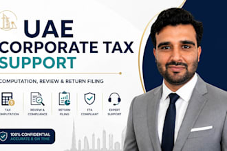prepare uae corporate tax computation and return filing support