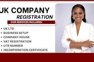 register uk ltd company with comapines house, cic, uk charity, UK vat, eori