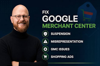 fix google merchant center suspension,misrepresentation,gmc issues,shopping ads