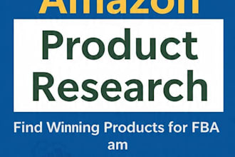 do amazon fba product research and find winning products for you