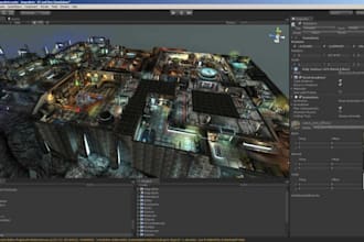 develop unity game, 2d 3d mobile PC multiplayer game and unity scripting