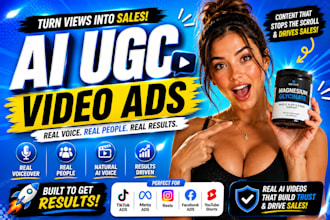 create ai ugc video ads, ai ugc, ai ads, tiktok ai ugc ads for product
