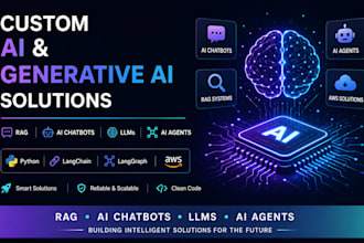 build ai ml, generative ai, rag and chatbot applications