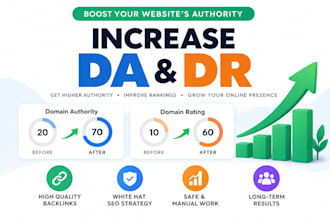 build high quality dofollow backlinks to increase da DR