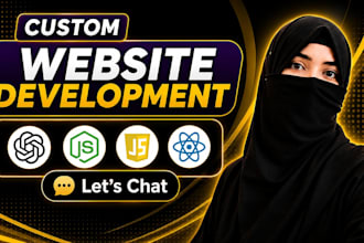 build rebuild custom website development full stack front end back end developer
