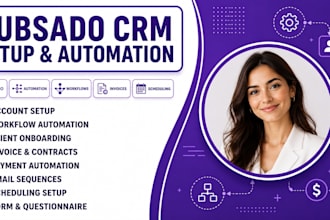 setup and automate dubsabo crm workflow, dubsabo automation