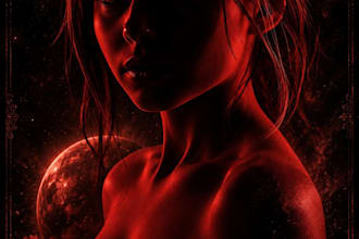 design a dark romance book cover for your novel
