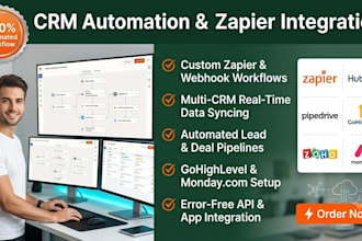 optimize pipedrive hubspot gohighlevel zoho monday automation zapier integration