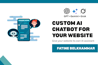 build a custom ai chatbot for your website or business