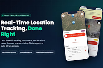 add google maps and real time gps tracking to your flutter app